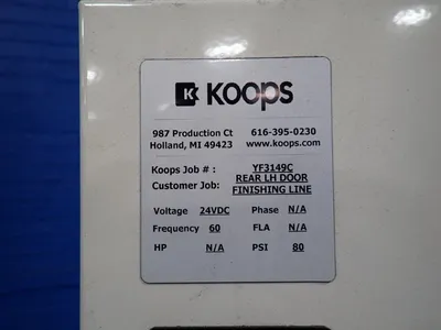 Koops Control Cabinet