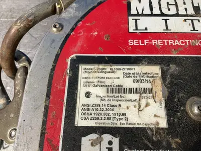 Used 2014 MIGHTY LITE RL100GZ7/100FT Miscellaneous MRO Ohio US | HGR 24 #1329553