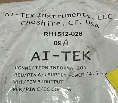 NEW AI-TEK RH1512-026