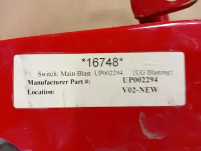 Orica Main Blasting Switch UP002294