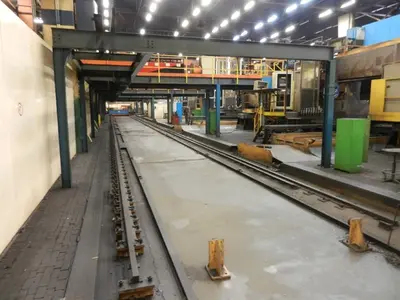 USED TRANSPORTWAGON ON RAILS 13 000 MM