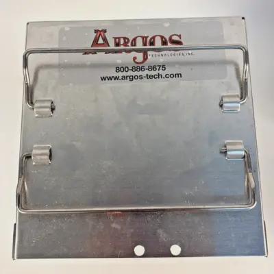 Lot of 3 Argos Technologies Stainless Steel 6-Shelf Upright Lab Freezer Racks