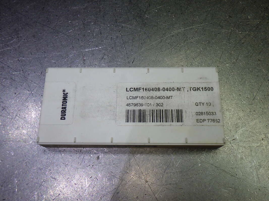SECO Carbide Grooving/Parting Inserts QTY10 LCMF160408-0400-MT TGK1500 (LOC1809A)