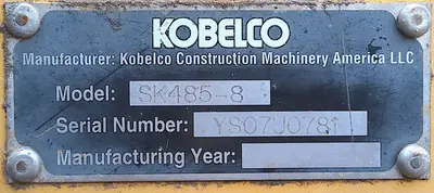 Used 2011 KOBELCO SK 485-8 Crawler Excavators Texas US | Proxy Equipment #1388819