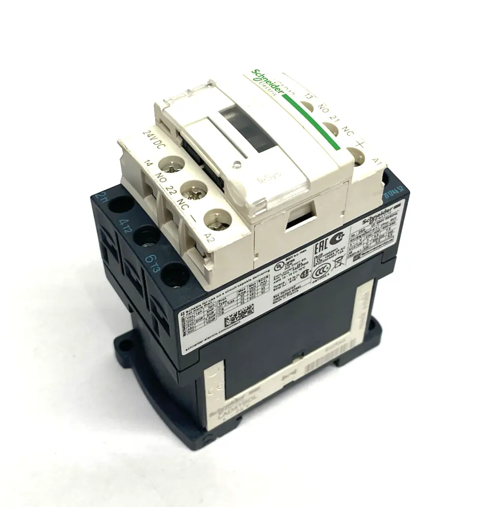 Used SCHNEIDER ELECTRIC IEC CONTACTOR, TESYS DECA, NONREVERSING, 12A PLC Contactors | Maverick Industrial Sales #1099124