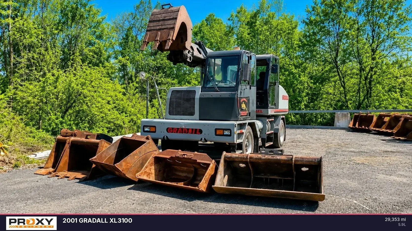Used 2001 GRADALL XL3100 Wheel Excavators New York US | Proxy Equipment #1424201