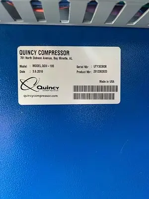 USED QUINCY QGV100