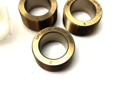 USED LMT FETTE THREAD ROLLING DIE HEAD INSERTS M8-10X1,0 0,6K HS