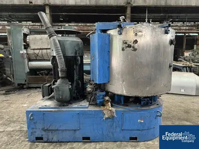 USED Kawata 1,000 Liter Kawata High Intensity Mixer, Model SMV-1000, 170KW