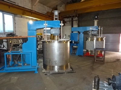 R&B Combination Scraped Arm Stirrer & Turbine/Sawtooth Mixer 1.1 & 15Kw Flp