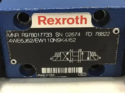 USED REXROTH 4WE6J62/EW110N9K4/62