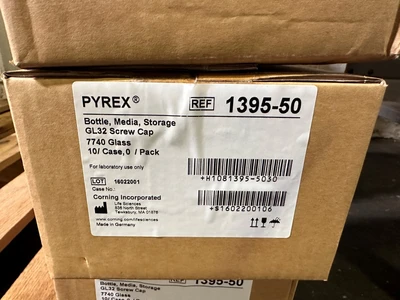 PYREX 1395-50 50ML ROUND MEDIA STORAGE BOTTL
