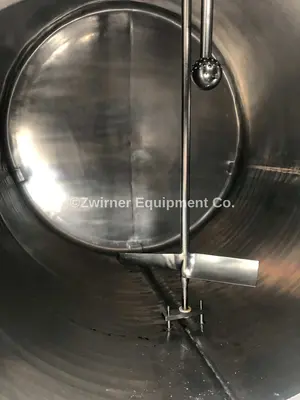 Mojonnier Model M111B, 1,000 Gallon All Stainless Steel Refrigerated Horizontal Cylindrical Storage Tank