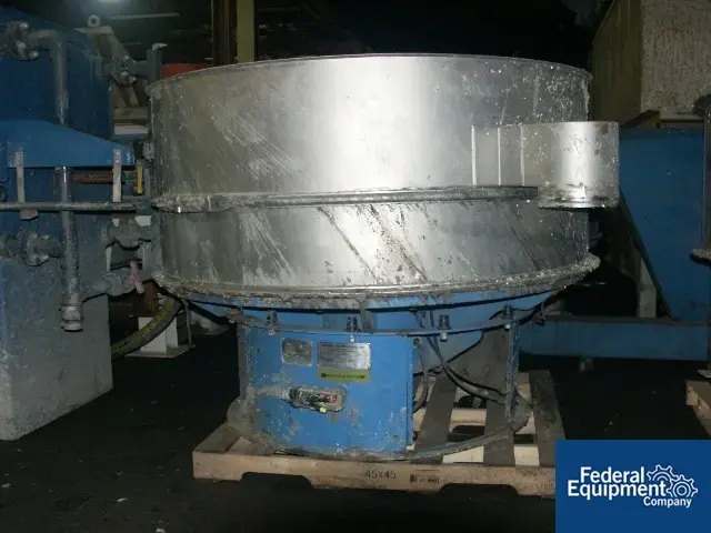 Used Midwestern Industries 60" MIDWESTERN SCREEN, S/S 1 DECK Circular Screeners Ohio US | Federal Equipment Company #131345