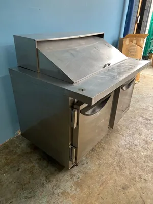 75-0255 Victory Mega Top 48'' Self Contained Sandwich Prep Station Cooler