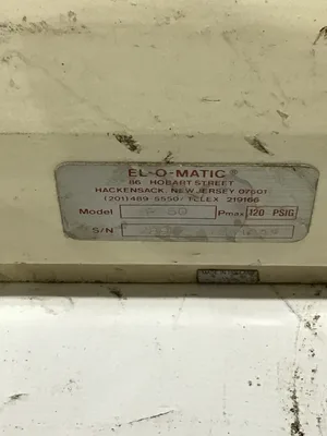 El-O-Matic R50 Pneumatic Valve Actuator Pmax 120 PSIG