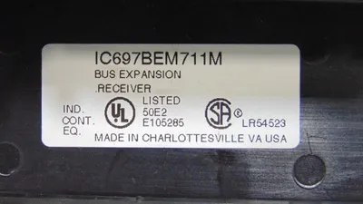 GE Fanuc IC697BEM711M Series 90-70 Bus Expansion Receiver Module Used