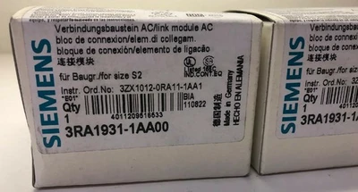 New | in-Stock SIEMENS 3RA1931-1AA00 Miscellaneous Equipment (Electrical & Power) | J&J Industrial Supply #503822