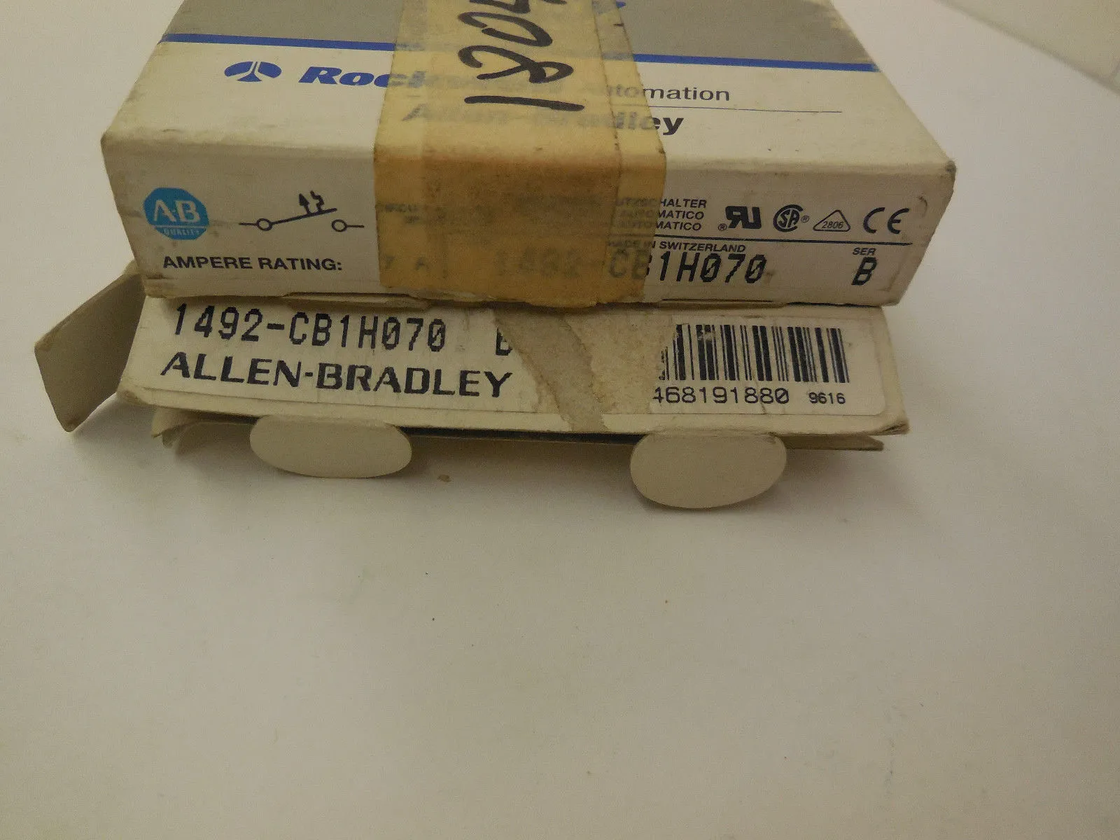 2 NEW ALLEN BRADLEY 1492-CB1H070 CIRCUIT BREAKER 1492CB1H070