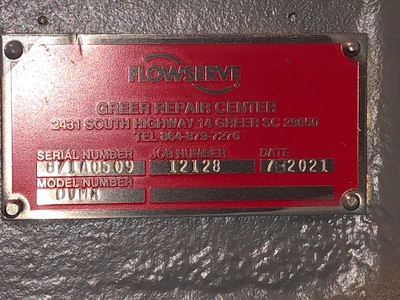 Byron Jackson 4x6x9D DVMX-5 Stage Multistage Pump, New Storeroom Spare