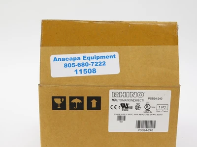 New | in-Stock Rhino PSB24-240 Power Supplies California US | ANACAPA EQUIPMENT BROKERS, INC #1299970
