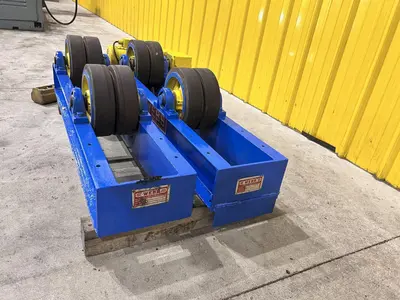 6,000 LBS WEBB MODEL #T6-PWR-IDL TANK TURNING ROLLS, POWER ROLL & IDLER: STOCK #21645