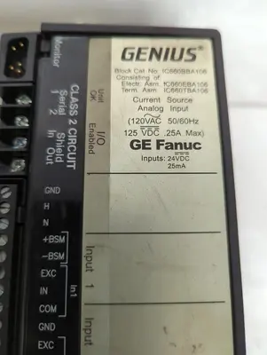 Used GE FANUC IC660BBA106 Industrial Controls Ohio US | Surplus Asset Holdings #1364246