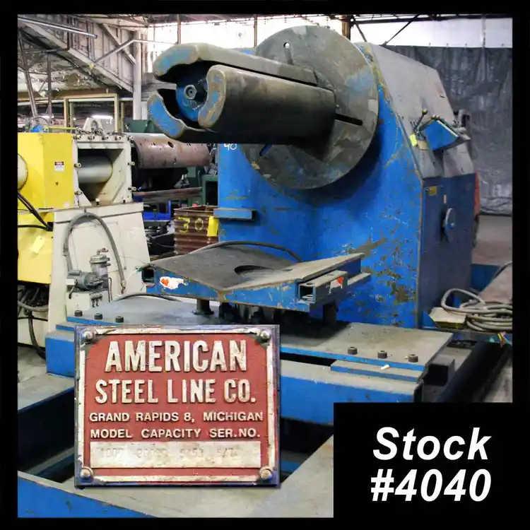 Used AMERICAN STEEL LINE 1000 Centering Reels Ohio US | Universal Tube & Rollform Equipment Company 6 #181831