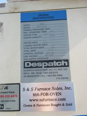 USED DESPATCH VRD2-19-1E