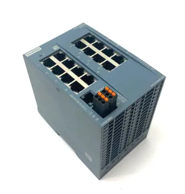 USED SIEMENS SCALANCE XB216 MANAGED LAYER INDUSTRIAL ETHERNET SWITCH