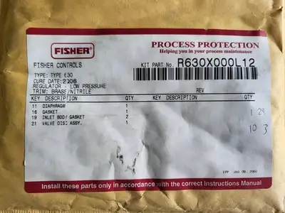 NEW FISHER R630X000L12