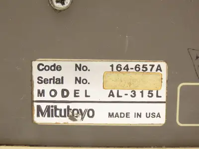 Mitutoyo AL-315L Absolute Linear Digital Scale Counter Display Module 120VAC