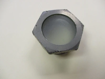 Used 2 3/16" See-thru End Steel Cap (1 3/16" High)
