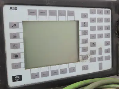 ABB 3HNE-00313-1 Robot Teach Pendant Keypad Handheld With 20' Cord With E-stop