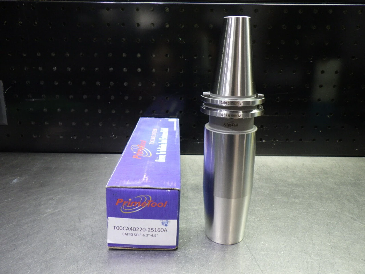 PrimeTool CAT40 1" Shrink Fit Tool Holder 6.3" Pro T00CA40220-25160A (LOC1782)