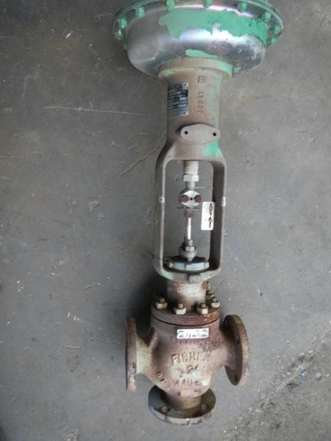 Fisher 1" 150 Class 3 way WCB Control Valve