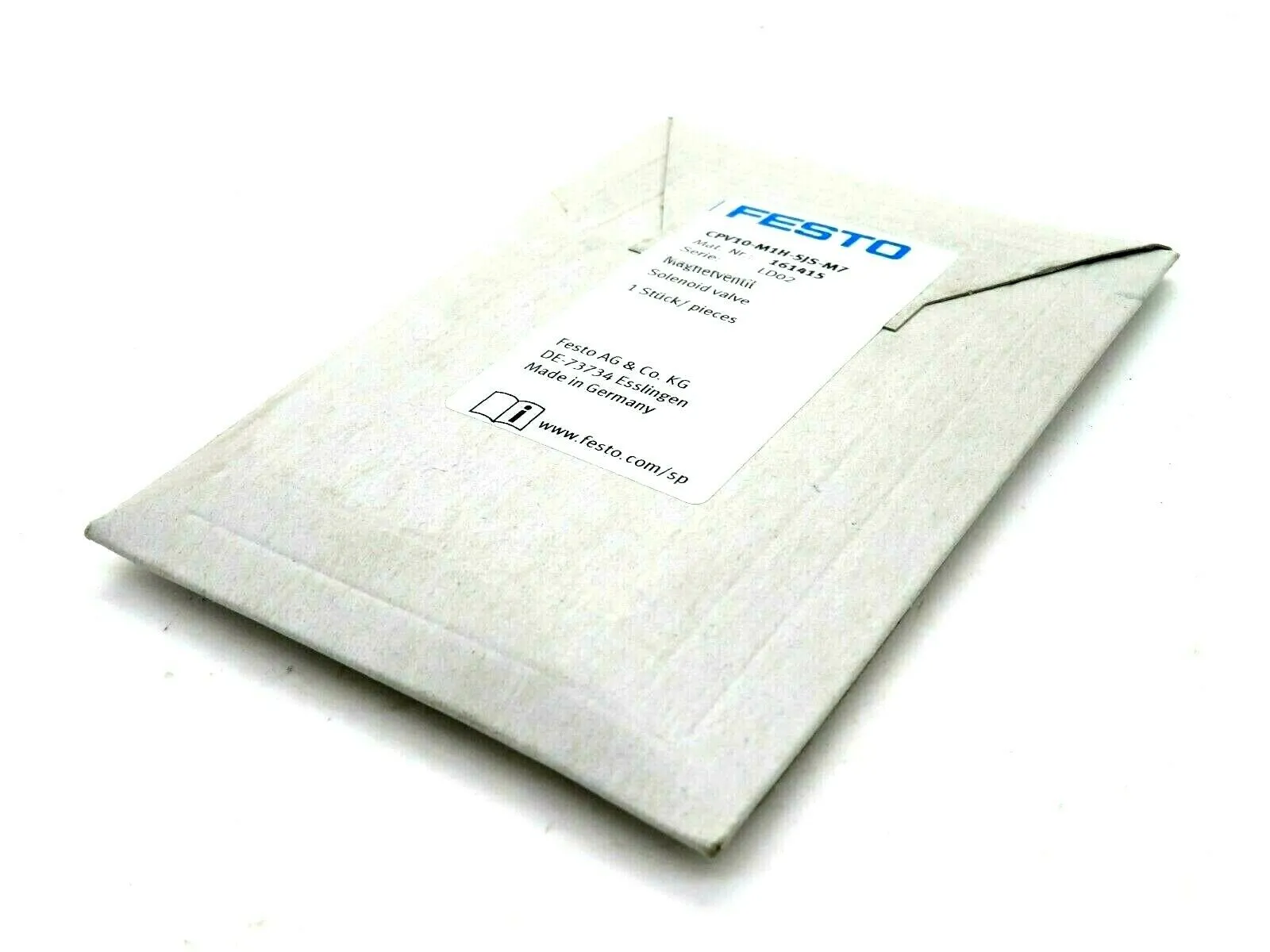 NEW FESTO CPV10-M1H-5JS-M7 SOLENOID VALVE 161415 CPV10M1H5JSM7
