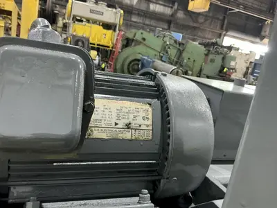 12" X 12" HYD-MECH MODEL #H-12A AUTOMATIC FEED HORIZONTAL SAW PLC-100 CONTROLS & NESTING: STOCK #23723
