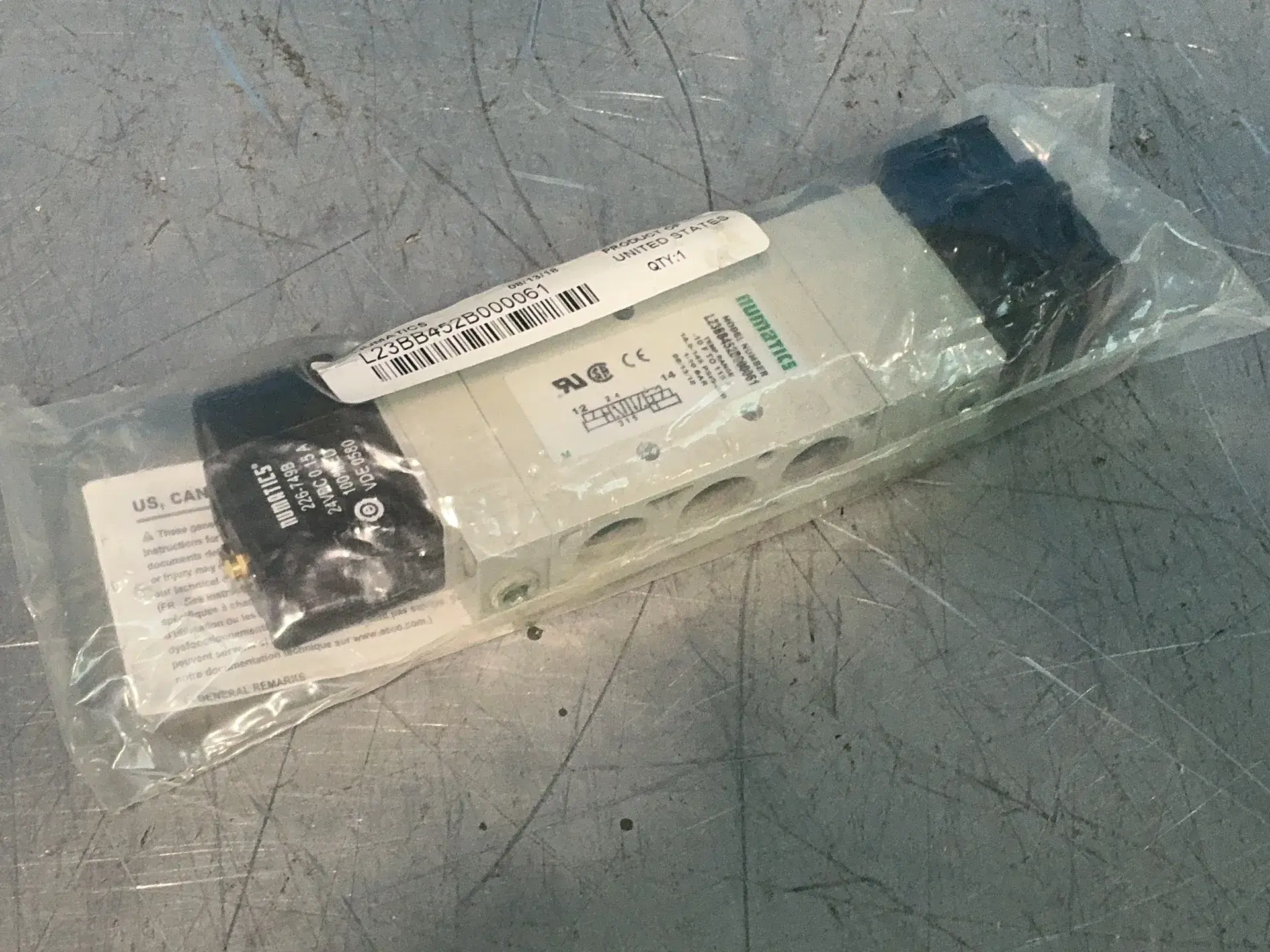 New | in-Stock NUMATICS L23BB452B000061 Pumps Ohio US | HGR 24 #1311139