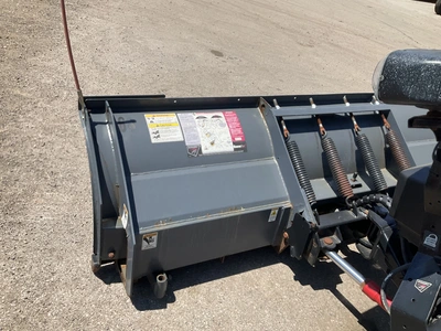 SnowEx Power Plow 8100 Snowplow, 8’ wide to 10’ wide, metal cutting edge, hydraulic angle, no wiring...