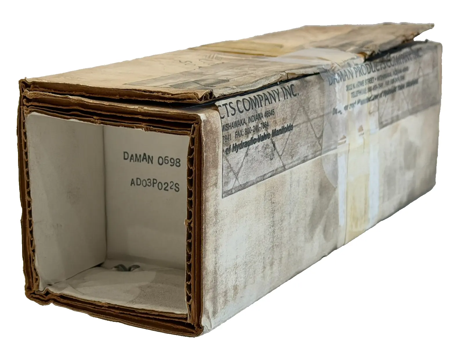 NEW DAMAN PRODUCTS AD03P022S HYDRAULIC MANIFOLD