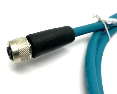 New | in-Stock Balluff Double-Ended Cordset RJ45 to M12 PLC Ethernet Equipment Michigan US | Maverick Industrial Sales #1483239