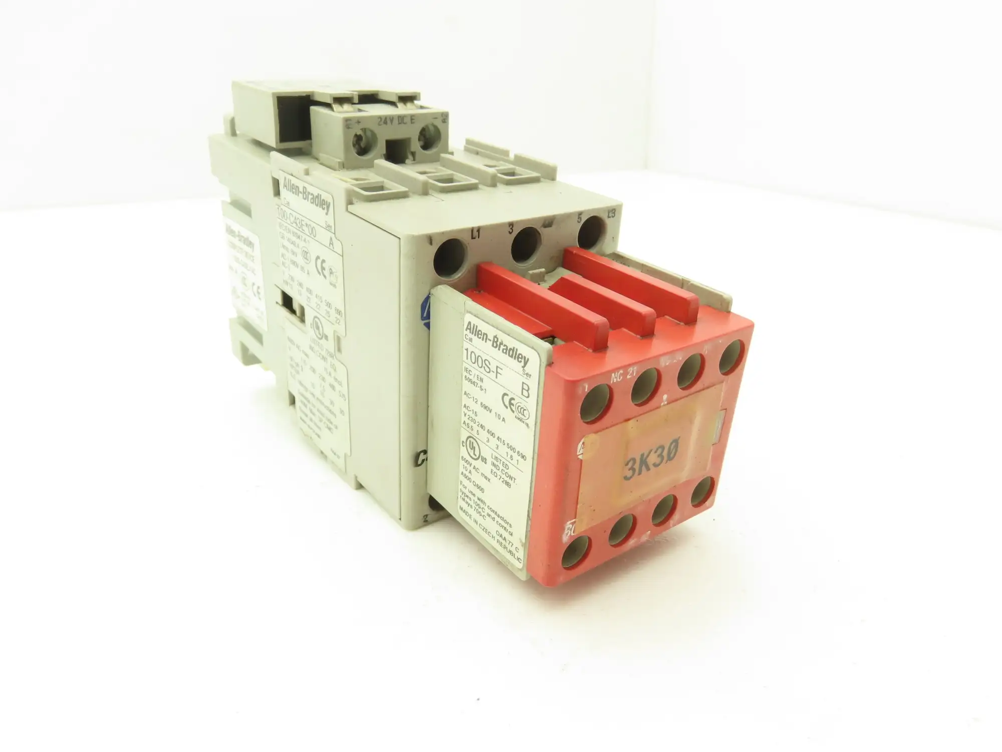 Allen Bradley 100S-C43EJ14C 3 Pole Contactor Safety Control Relay 24VDC Coil