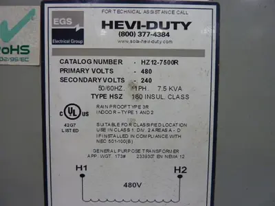 USED EGS HZ12-7500R
