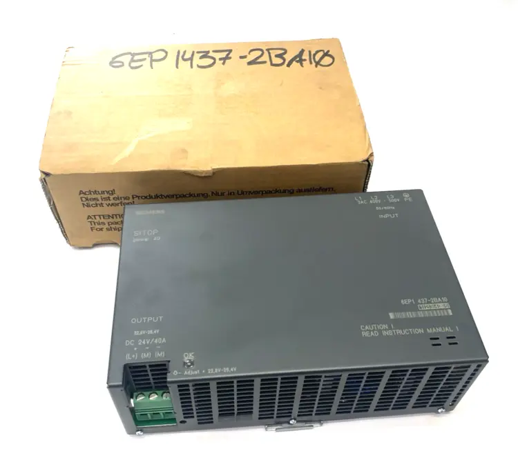 New | in-Stock Siemens SITOP POWER 40 Power Supply Module DIN Rail Power Supplies Michigan US | Maverick Industrial Sales #1395601
