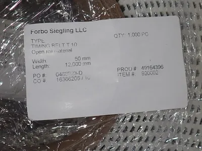 Forbo Siegling Llc 50 Mm X 12000 Mm Timing Belts
