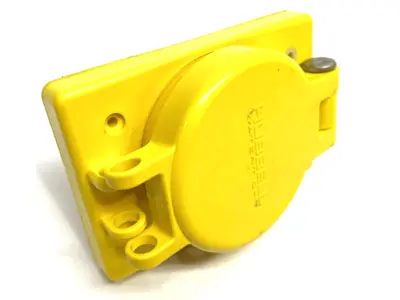 USED HUBBELL|KELLEMS WATERTIGHT DEVICE TWIST-LOCK® RECEPTACLE WITH LIFT COVER