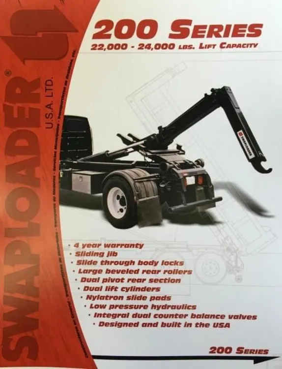 New | in-Stock 2027 SWAPLOADER® SL220 ADJUSTABLE JIB Hooklifts & Roll-Offs Minnesota US | Carco Truck & Equipment #1513916
