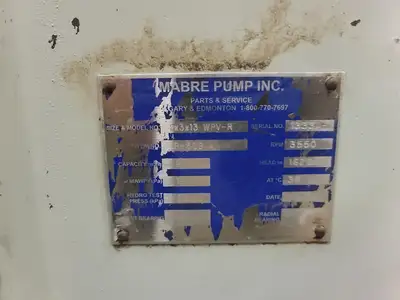 USED MABRE PUMP 2 X 3 X 13 WPV-R