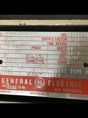 USED GENERAL ELECTRIC 5K445JS366P